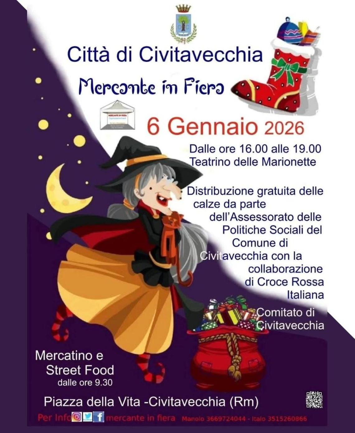 La Befana in piazza slitta di una settimana
