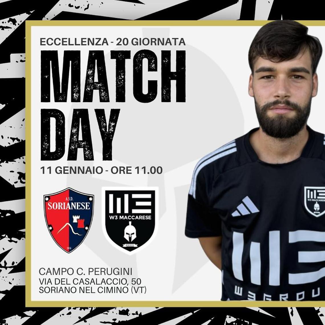 In palio punti pesanti allo stadio Perugini: la W3 Maccarese sogna il riscatto contro la Sorianese