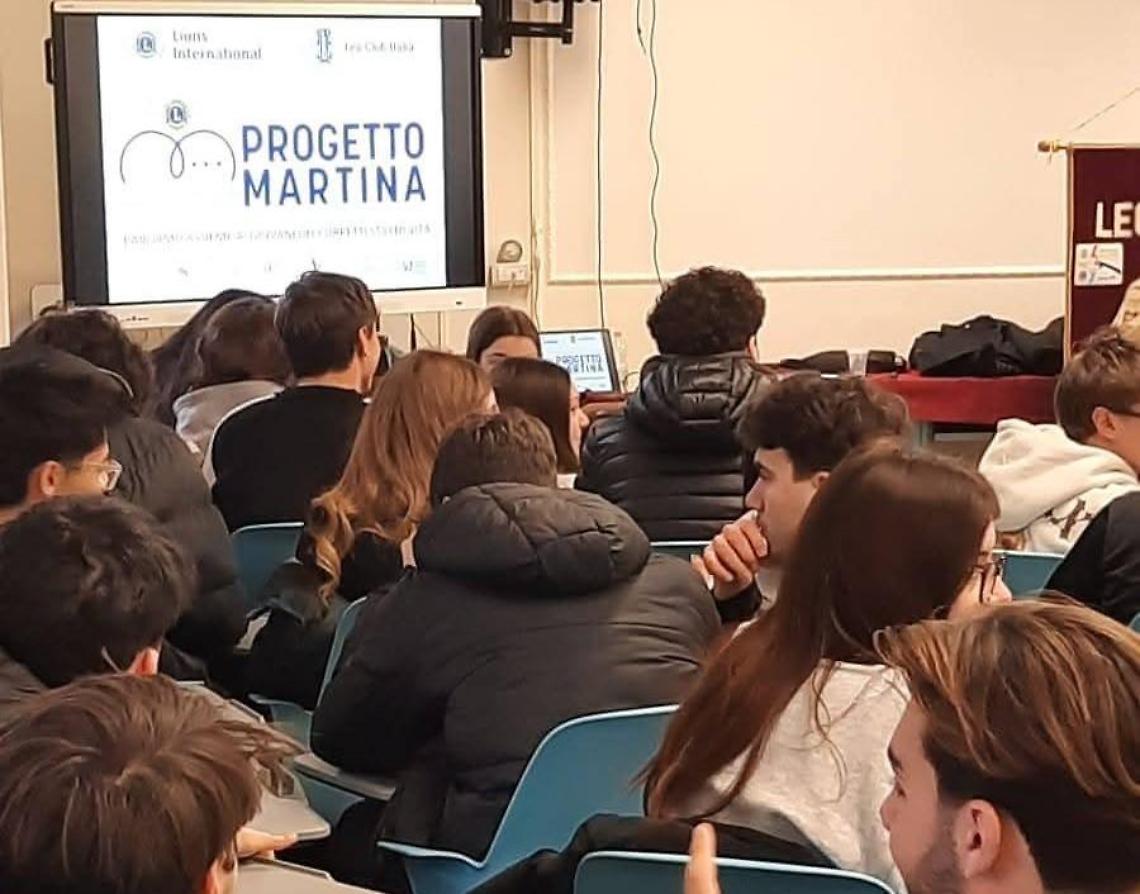 Progetto Martina, la prevenzione sbarca al Marconi con il Lions Club