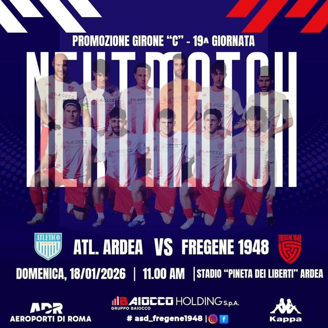 Il big match &egrave; servito: Atletico Ardea-Fregene vale una fetta di campionato