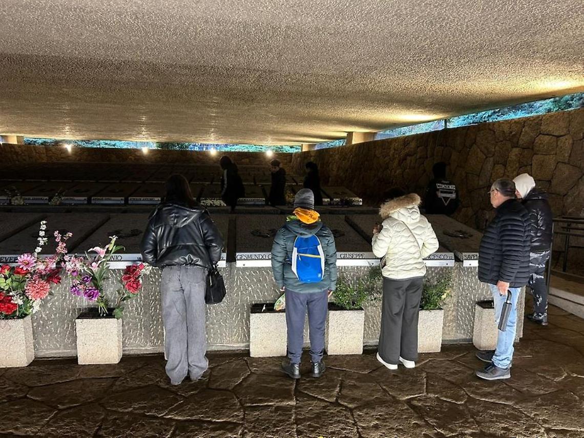 L&rsquo;alberghiero in visita alle Fosse Ardeatine