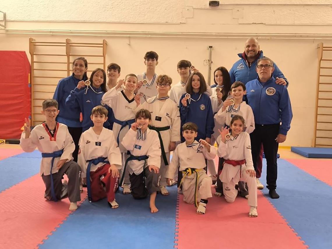 Taekwondo Civitavecchia in doppia cifra di medaglie a Giugliano