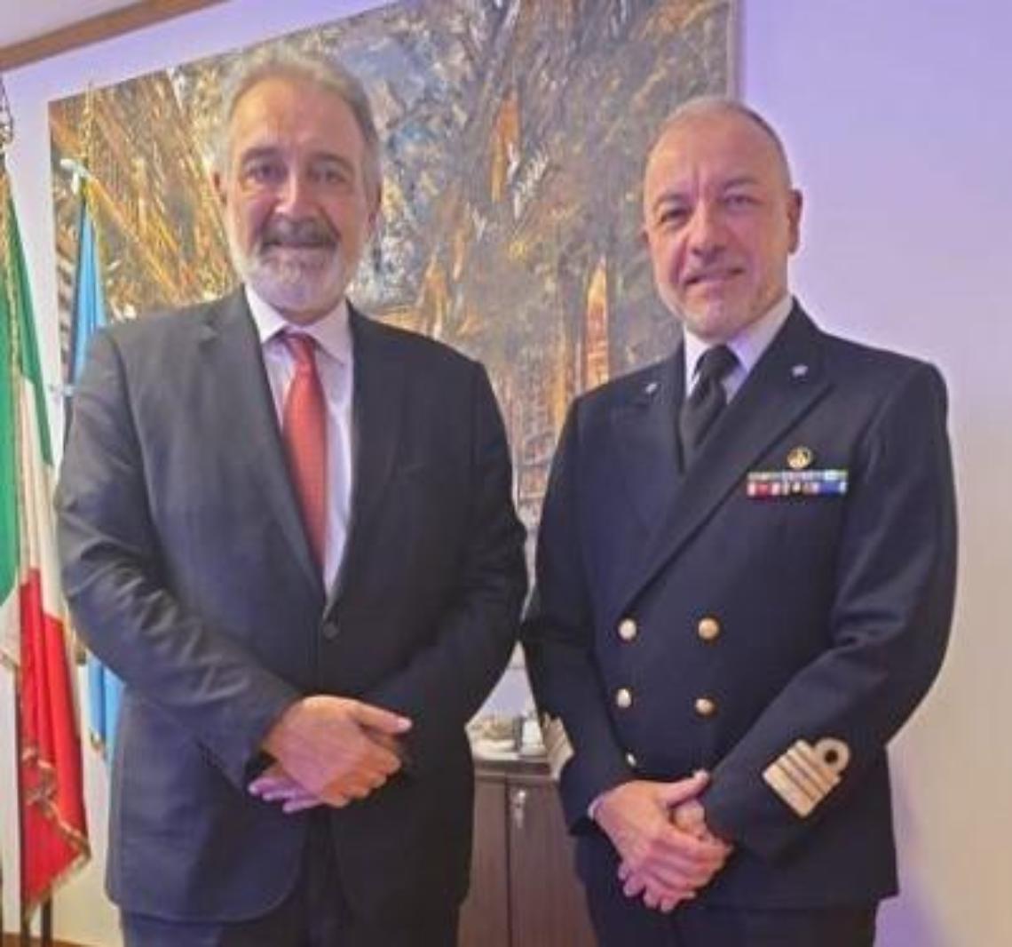 Capitaneria di porto, il direttore marittimo del Lazio incontra il presidente Rocca