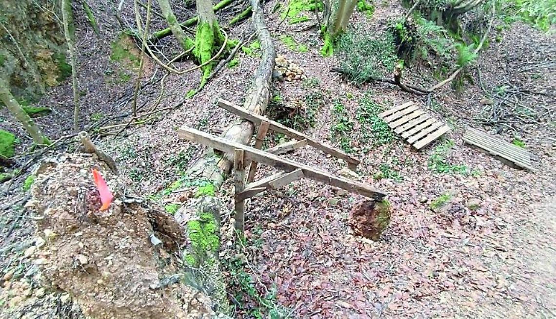 Cava Ballotta interrata e mimetizzata per fare spazio a percorsi Mtb e motocross