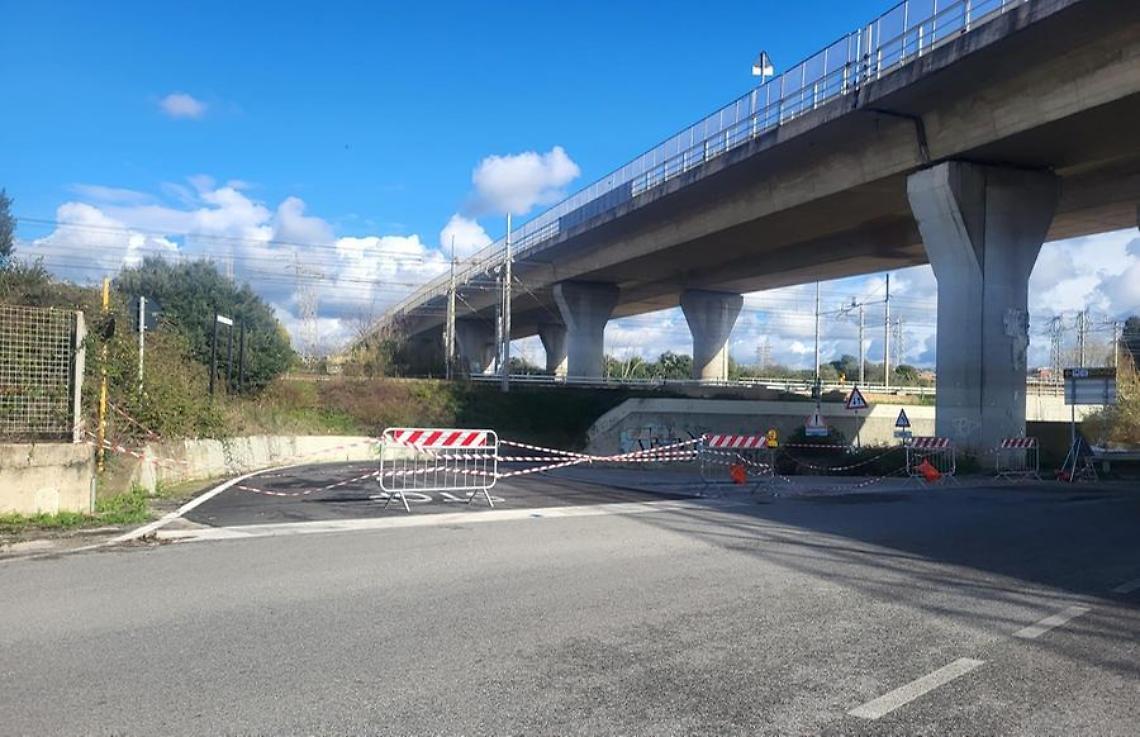 Viabilit&agrave; interdetta al ponte di Fiumaretta