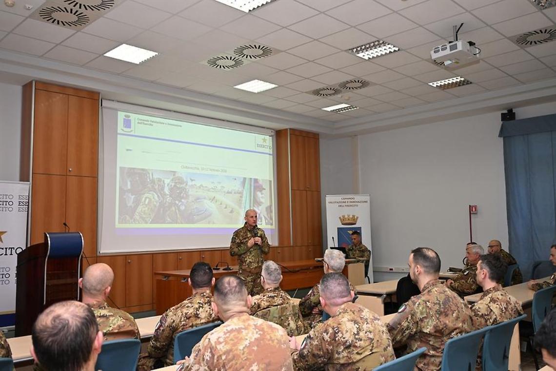Esercito, primo workshop sulla valutazione dei Comandi e delle unit&agrave; al COMVIE