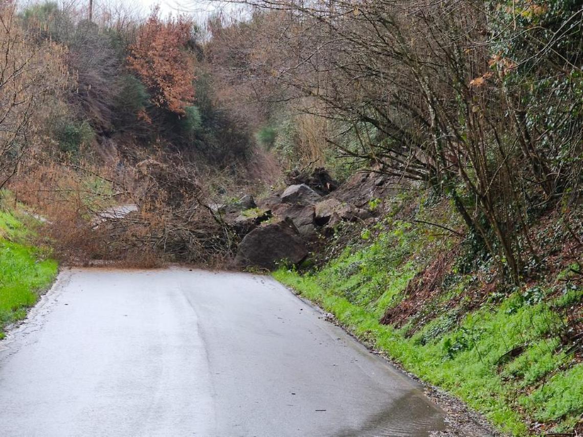Maltempo nella Tuscia: allagamenti e frane