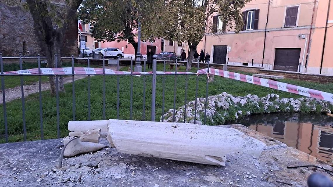 Civita Castellana: distrutta la fontana delle Acque vergini di Paternesi