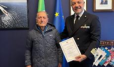 Leone Olivieri, medaglia d&rsquo;oro di lunga navigazione