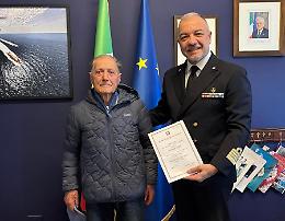 Leone Olivieri, medaglia d&rsquo;oro di lunga navigazione