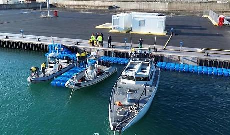 Darsena servizi, test di ormeggio superati