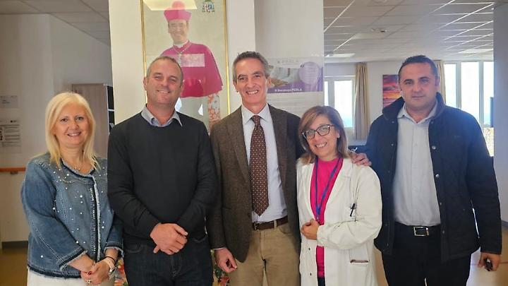 L’onorevole Battilocchio in visita all’Hospice “Carlo Chenis” di Civitavecchia