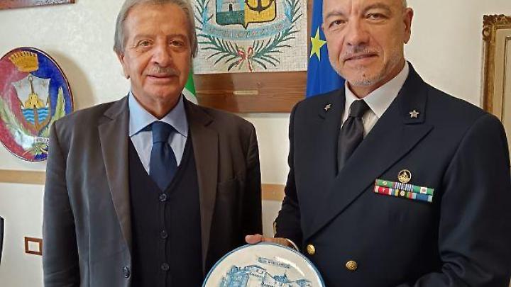 Il comandante Cosimo Nicastro ha incontrato il sindaco di Santa Marinella Pietro Tidei