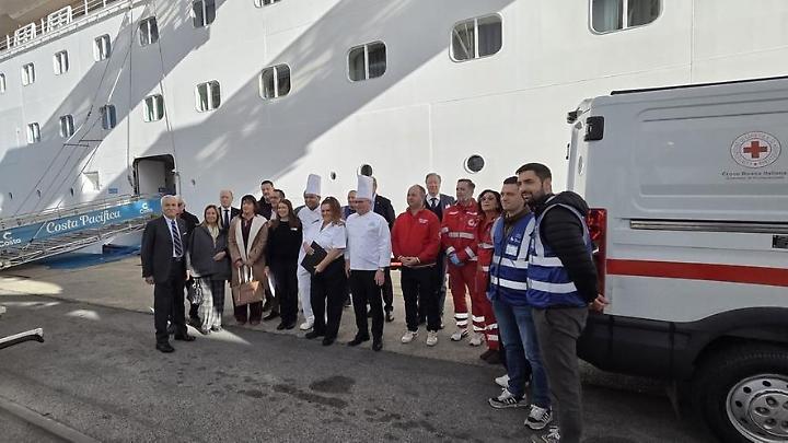 Costa Crociere: 19 scali destinati alla solidarietà a Civitavecchia