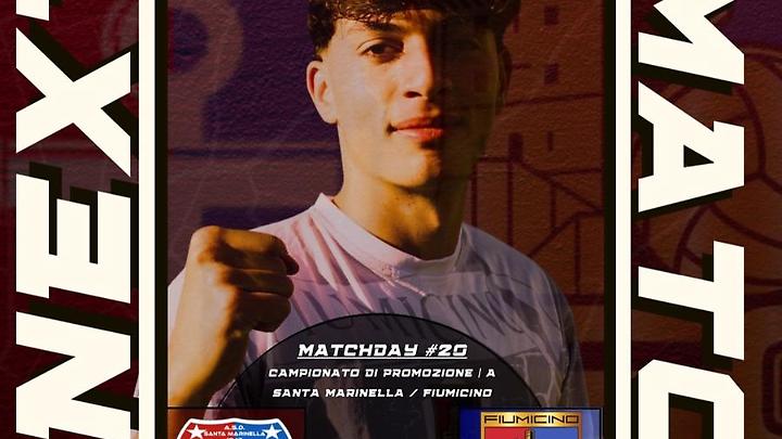 Fiumicino, domenica trasferta in casa del Santa Marinella