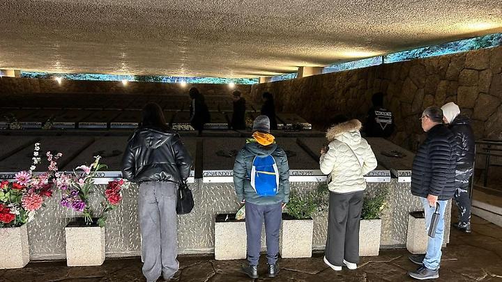 L&rsquo;alberghiero in visita alle Fosse Ardeatine