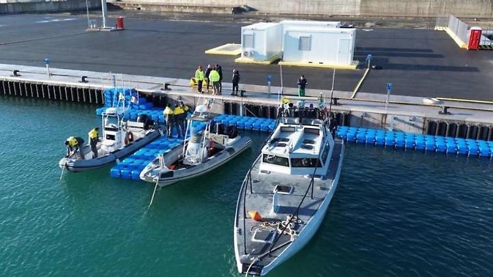 Darsena servizi, test di ormeggio superati