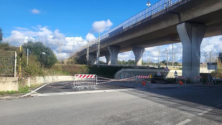 Viabilit&agrave; interdetta al ponte di Fiumaretta